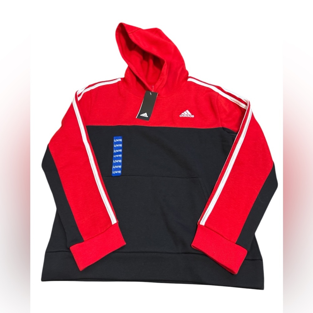 NWT Adidas Hoodie, size Youth Large.